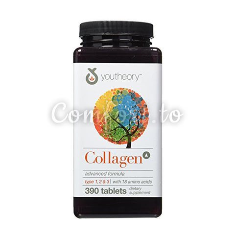 Youtheory Collagen Advanced Formula, 390 tablets