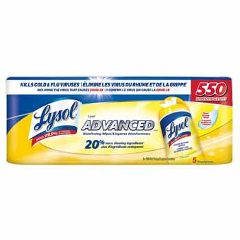 $5 OFF - Lysol Disinfecting Wipes, 5 x 110 wipes