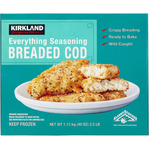 Kirkland Everything breaded Cod, 1.1 kg