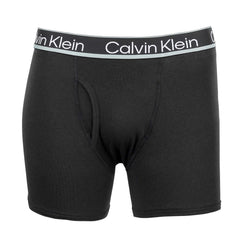 Calvin Klein Men's Cotton Stretch Boxer Briefs Black L, 4 units