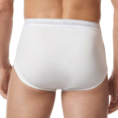Stanfield's Men's Cotton Briefs White XL, 6 units