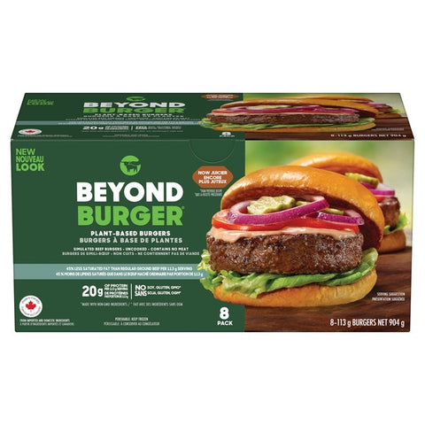 Frozen Beyond Meat Plant-Based Burger, 8 x 113 g