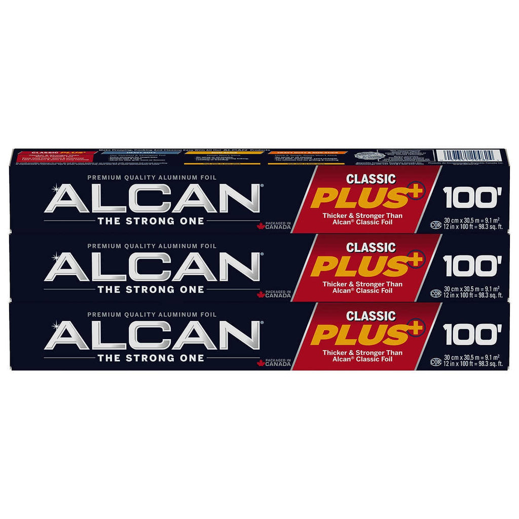 Alcan Aluminum Foil, 3 Rolls