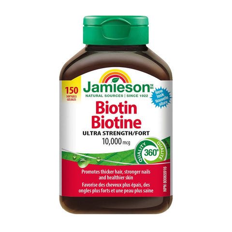 Jamieson Biotin 10,000MCG , 150 capsules