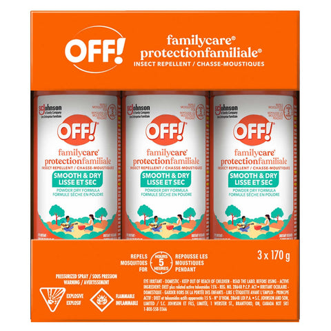 OFF! Family care Repellent, 3 x 170 g