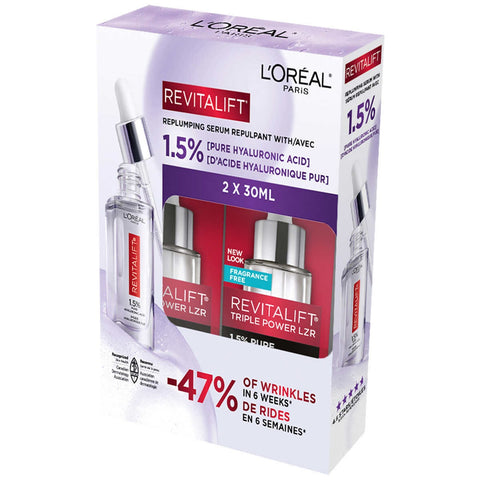 $12 OFF - L'Oreal Revitalift serum, 2 x 30 mL