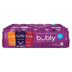 Bubly Variety Pack Purple, 24 x 355 mL