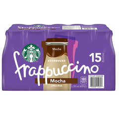 Starbucks Frappuccino Mocha Coffee Drink, 15 x 281 mL