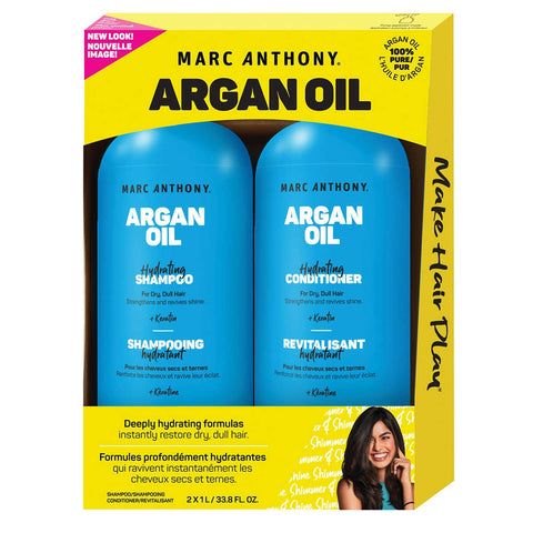 Marc Anthony Argan Oil of Morocco Shampoo & Conditioner, 2 x 1 L