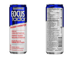 $6 OFF - Focus Factor Energy drink, 18 x 355 ml