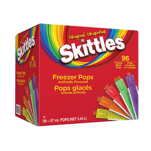 Skittles Freezer pops, 96 x 57 ml