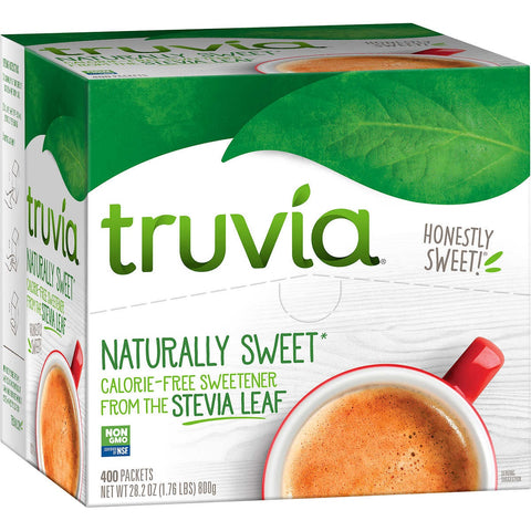 Truvia sweetener from Stevia, 400 packets