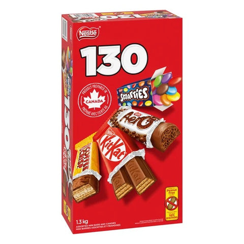 Nestle Mini Chocolate Bar, 130 bars