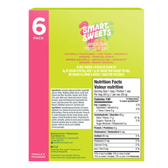 Smart Sweets Tropical Sours, 6 x 50 g