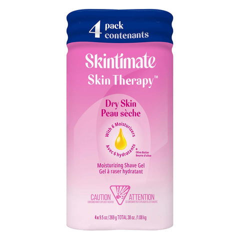 Skintimate Moisturizing shave gel, 4 x 269 g