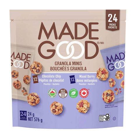 $3 OFF - Made Good Organic Granola Bites, 24 x 24 g