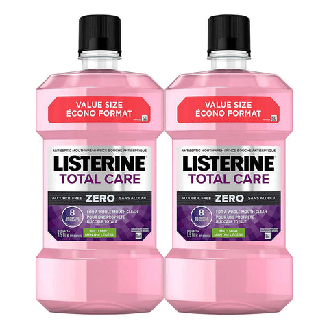 Listerine Total Care Mouthwash, 2 x 1.5 L