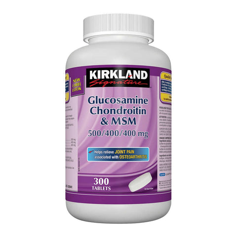 $6 OFF - Kirkland Signature Glucosamine, Chondroitin And Msm, 300 tablets