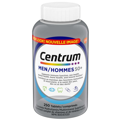 $7 OFF - Centrum™ – Complete Multivitamin And Mineral Supplement For Men 50+, 250 tablets