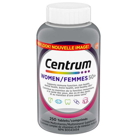 $7 OFF - Centrum™ Complete Multivitamin And Mineral Supplement For Women 50+, 250 tablets