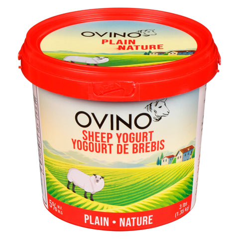 Ovino 5% Plain Sheep Yogurt, 1.4 kg