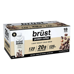 Brust light Roast Protein Coffee, 18 x 330 mL