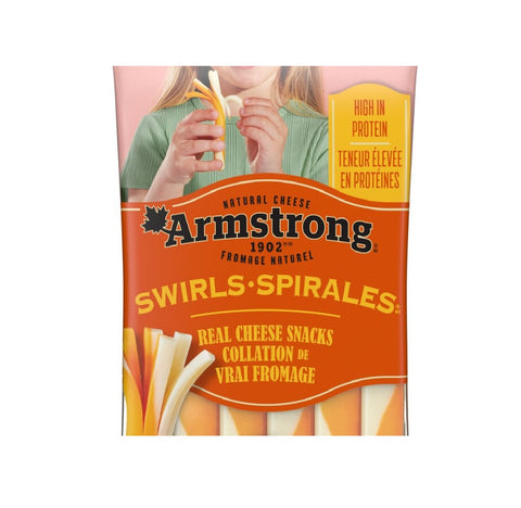 Armstrong real cheese swirl snack, 52 x 24 g