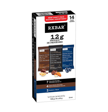 Rxbar Protein variety pack, 14 x 52 g