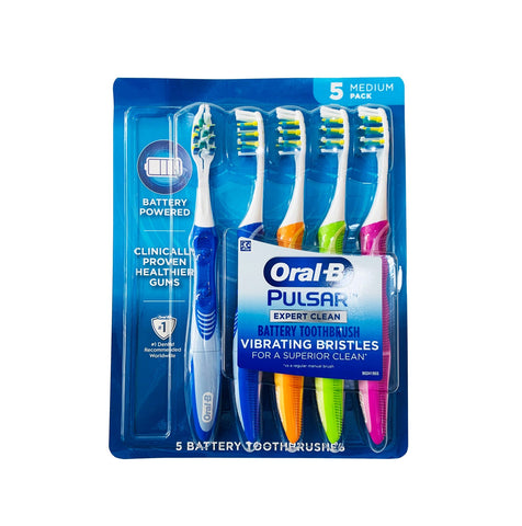 $6 OFF - Oral-B Pro health pulsar Toothbrushes(medium), 5 units
