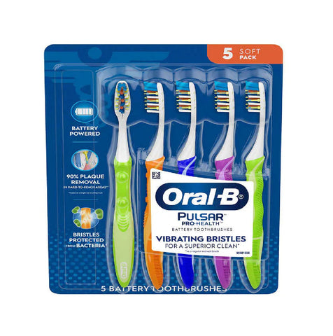 Oral-B Pro health pulsar Toothbrushes(soft), 5 units
