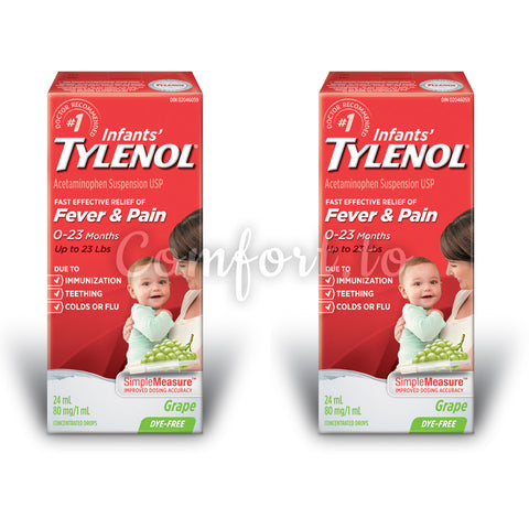 Tylenol Infant Drops, 2 x 24 mL