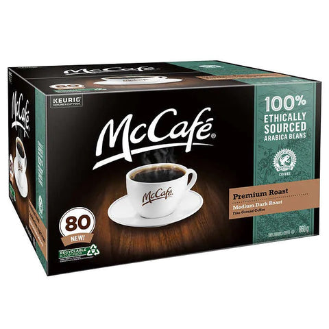 $9 OFF - McCafe Medium Dark Roast K-Cups, 80 units