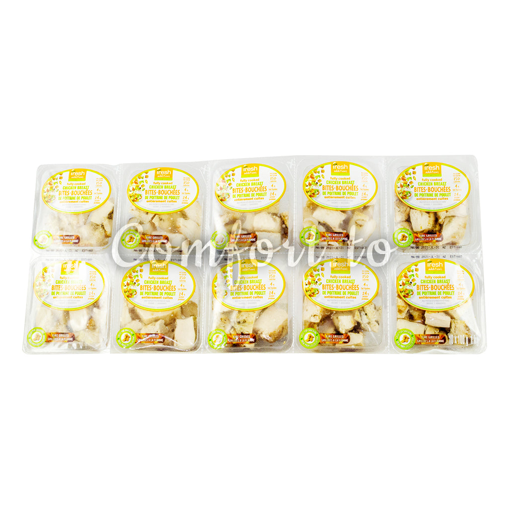 Fresh Additions Fully Cooked Chicken Breast Bites, 10 x 100 g