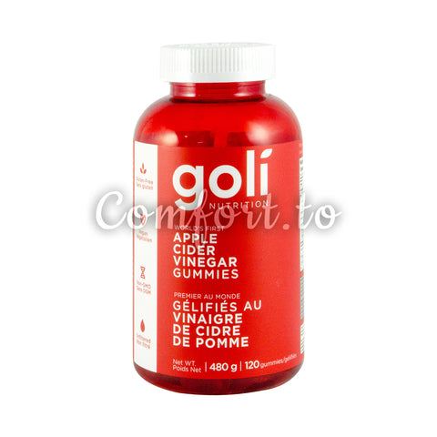 $6 OFF - Goli Nutrition Apple Cider Vinegar Gummies, 120 gummies