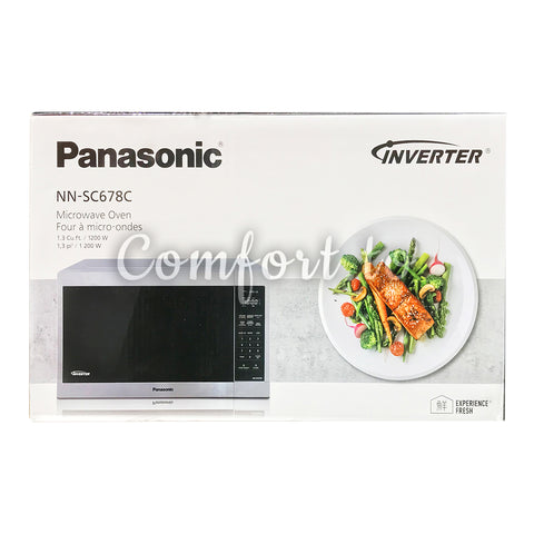 $40 OFF - Panasonic Microwave Oven Inverter 1.3 CUFT Stainless Steel, 1 unit