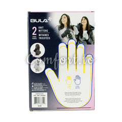 Bula Knit Mittens L/XL, 2 units