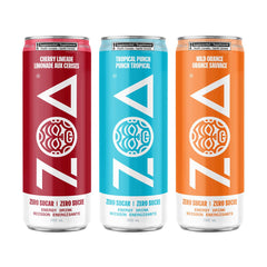 $5 OFF - ZOA Zero Sugar Energy Drink Variety Pack, 15 x 355 ml
