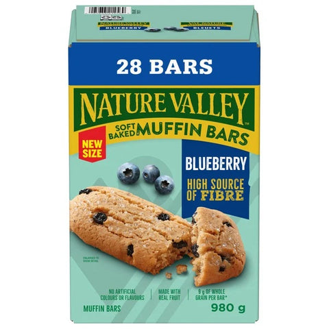 Nature Valley Blueberry Muffin Bars, 28 x 980 g