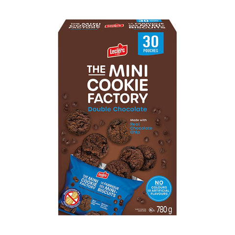 leclerc Double chocolate cookies, 30 x 26 g