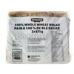Dempster's Whole Wheat Bread, 3 x 0.7 kg