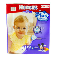 Huggies Little Movers 3 Diapers, 192 diapers