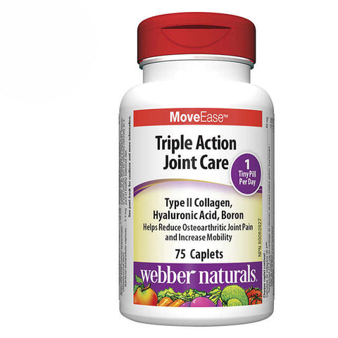$6 OFF - webber naturals Triple Action Joint Care, 75 caplets