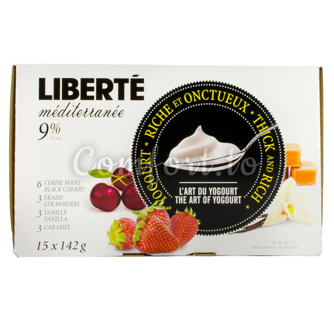 Liberte Mediterranee Yogourt 9%, 24 x 100 g