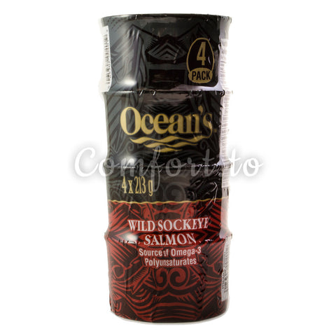 Ocean's  Wild Sockeye Salmon, 4 x 213 g