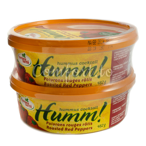$2 OFF - HUMM! Red Pepper Hummus, 2 x 482 g