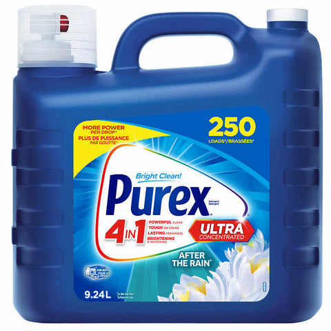 $4.5 OFF - Purex After The Rain Ultra Concentrated Laundry Detergent, 250 loads