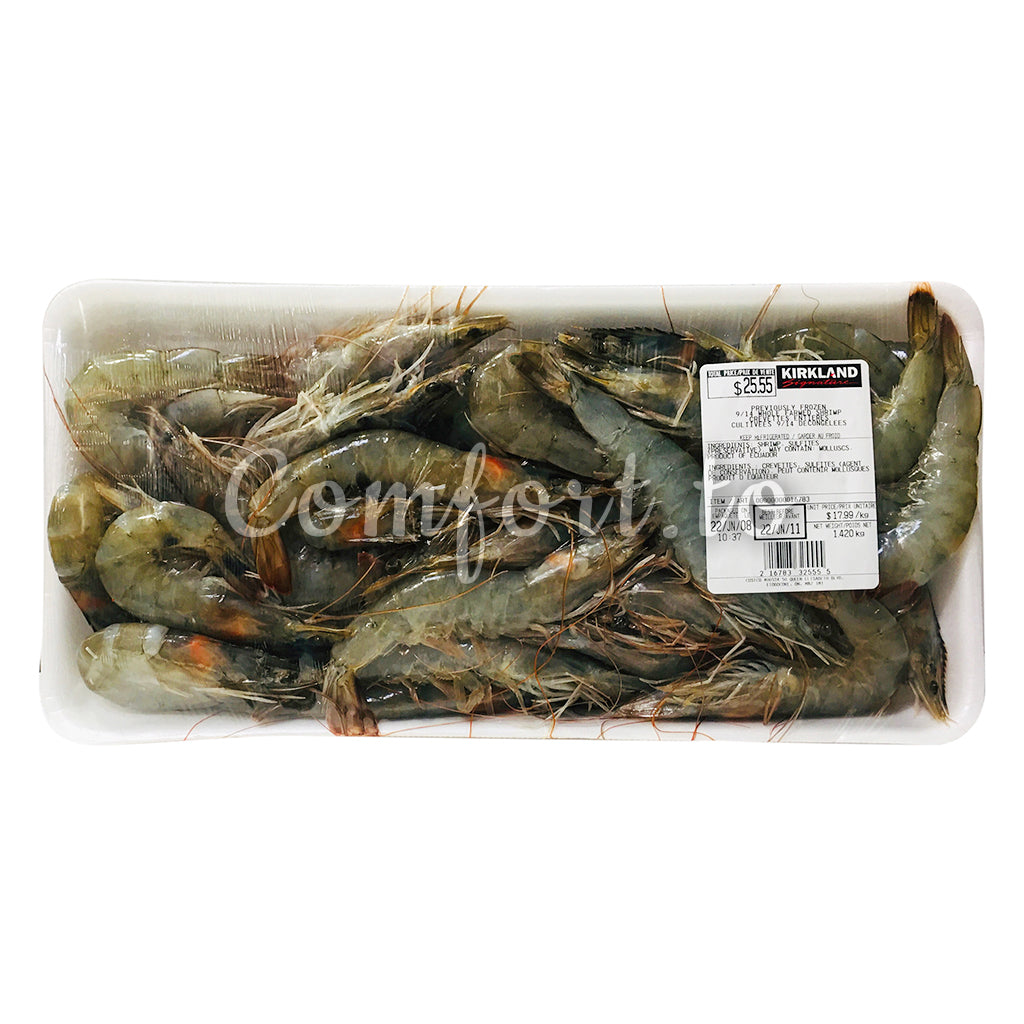 Whole Farmed Shrimps 9/14 (Previously Frozen), 1.5 kg