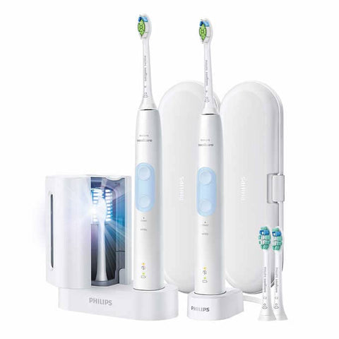 $35 OFF - Philips Sonicare Optimal Clean Rechargeable Electric Toothbrush, 2-pack, 2 units