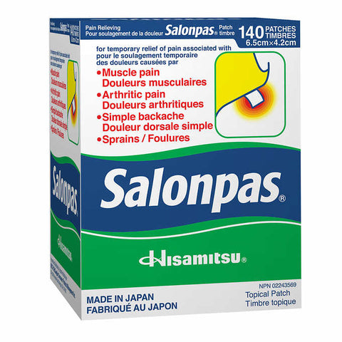 $3.5 OFF - Salonpas Pain Relieving Patch , 140 Patches