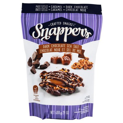 $3 OFF - Snappers Dark Chocolate Pretzels, 680 g